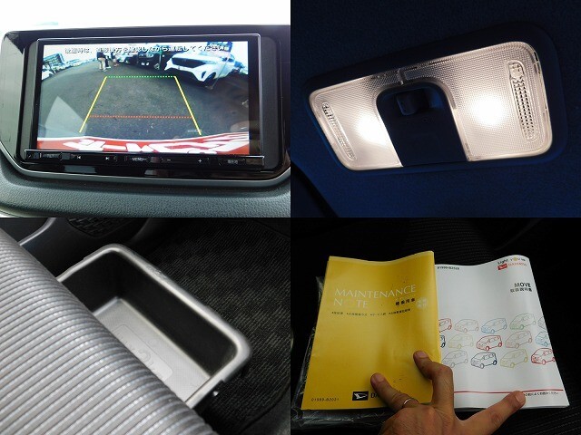バックカメラ　ルームライト　助手席シートアンダートレー