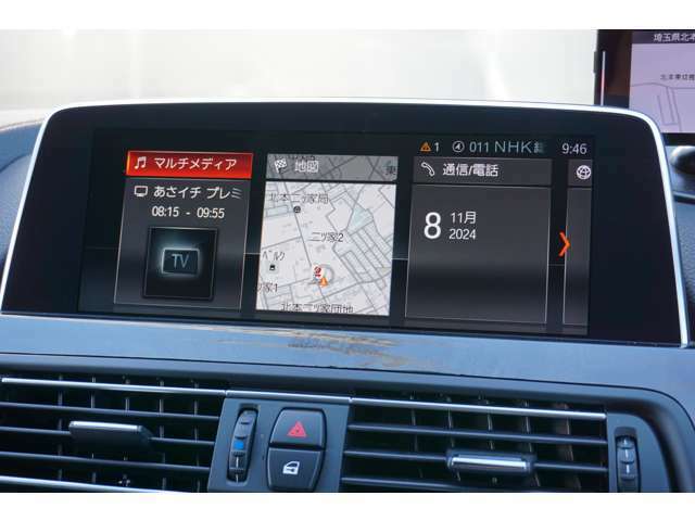 iDrive画面は後期型ならではの先進性☆