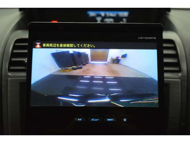 バックモニターで車庫入れ楽々♪