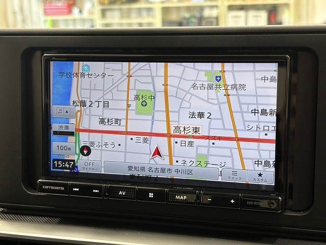 【カロッツェリアメモリナビ】装備でラジオ視聴やBluetooth等充実しております！