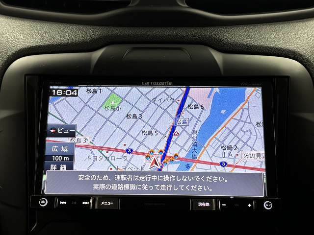 カロッツェリアナビを装備！！Bluetooth再生などオーディオ機能も充実しておりますので、運転もより楽しめます♪