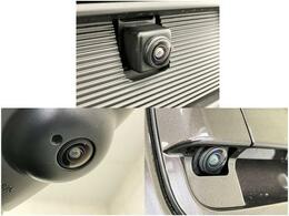 前後左右4つのカメラを装備。対応のナビゲーションを取り付けしていただくと、ナビ画面で上から見たような映像を確認でき、駐車をサポートします。