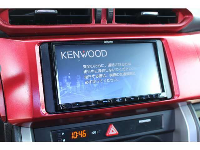 ◆【KENWOOD】SDナビ 地デジTV 音楽CD＆DVDビデオ再生 Bluetoothオーディオ AUX USB カラーバックカメラ