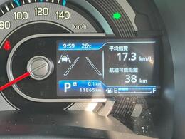 液晶カラーインフォメーションディスプレイ装備！シフトレバーの位置表示や走行距離表示など様々な車両情報を表示可能です！