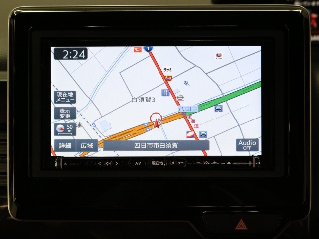 【ナビゲーション】装備しております！ 目的地までの操作やBluetoothが簡単に接続出来て便利です！