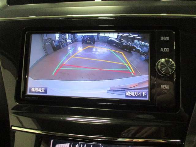 バックカメラもあるので後ろも安心♪