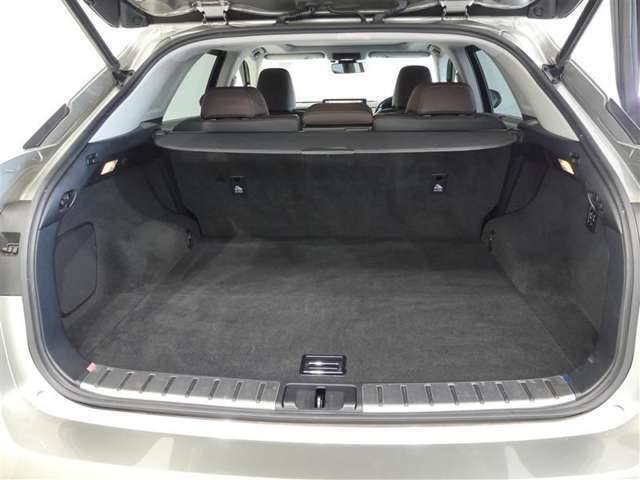 広く開口部の大きいトランクルームは、荷物の出し入れも楽です。トノカバーがあるのでプライバシーも守られますね。