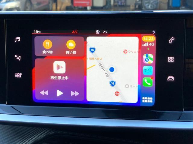 AppleCarplay/AndroidAutoの使用も可能です。