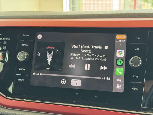 Bluetooth接続で音楽再生が可能です！