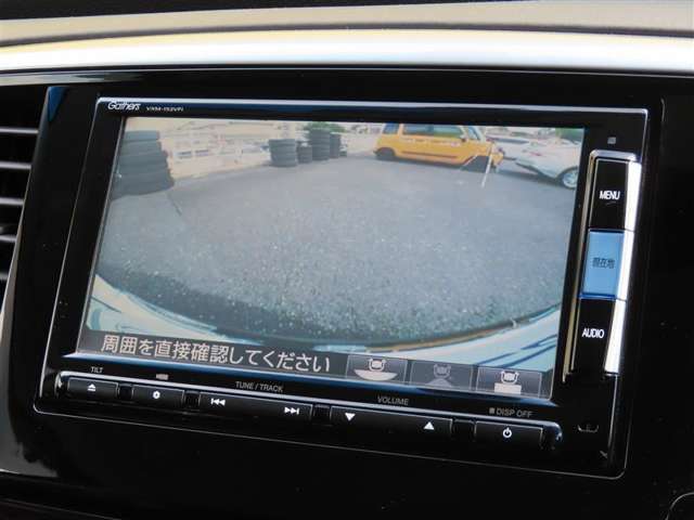 車庫入れもお任せのバックカメラ付き！