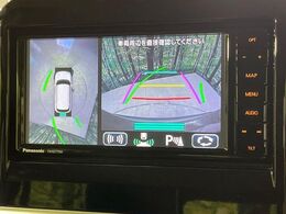 【全方位モニター用カメラ】専用のカメラにより、上から見下ろしたような視点で360度クルマの周囲を確認することができます☆死角部分も確認しやすく、狭い場所での切り返しや駐車もスムーズに行えます。