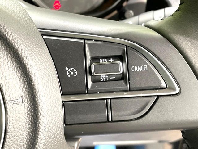 【クルーズコントロール】高速道路もラクラク走行。アクセルを離しても一定速度で走行ができ、長距離運転時の負担を軽減！加速・減速も簡単なスイッチ操作で調整できます。