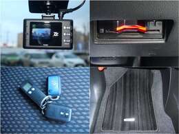 フロントドライブレコーダー・ETC・純正エンジンスターター・純正フロアマットと充実装備満載！