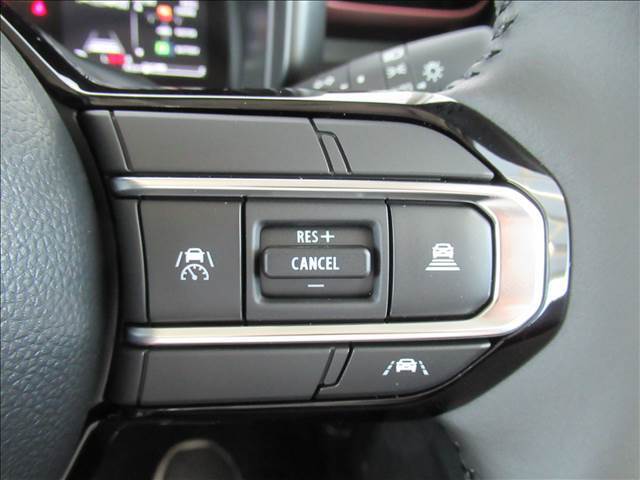 【レーダークルーズ】高速道路での追従機能。前の車との車間距離を一定に保ち、走ってくれます。これがあると長い距離を高速道路で走る際に非常に便利です。快適なロングドライブに繋がります。