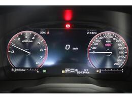 12.3インチフル液晶メーターは地図画面の切り替えが可能です。