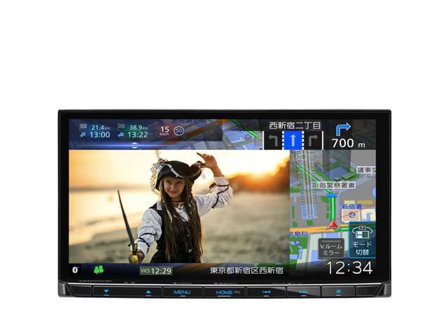 ケンウッド製の彩速ナビと取付工賃セットパックとなります♪CD・DVD・フルセグTV・Bluetoothなどの機能もございます！114，800円がカーズ限定で109，800円でご提供させていただきます！