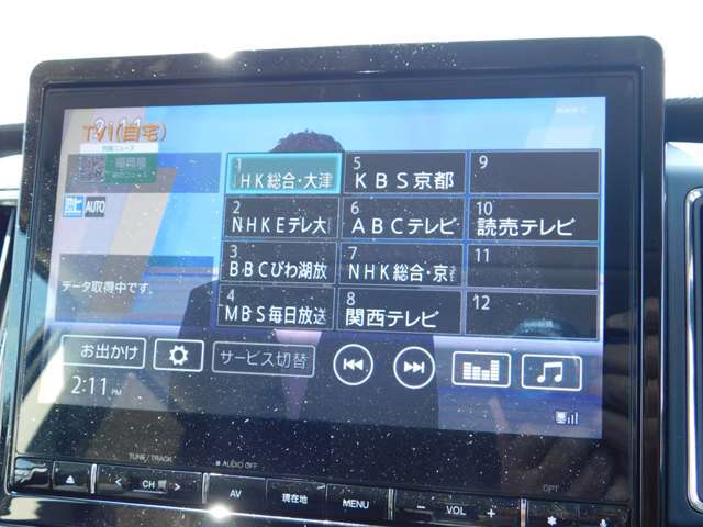 テレビ番組はフルセグでお楽しみいただけます。