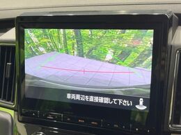 【バックカメラ】駐車時に後方がリアルタイム映像で確認できます。大型商業施設や立体駐車場での駐車時や、夜間のバック時に大活躍！運転スキルに関わらず、今や必須となった装備のひとつです！