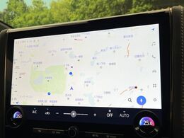 【14インチディスプレイオーディオ】画面内にオーディオ操作はもちろん、空調の調整機能なども盛り込んだ多機能なディスプレイオーディオです！スマートフォン連携はもちろん、車載ナビもお使いいただけます♪