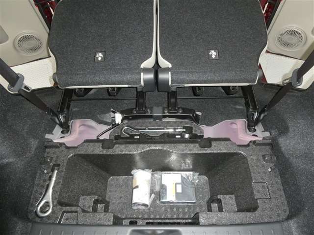 【ジャッキやパンク修理キット】タイヤ交換には必需品ですね！万が一に役立つ工具です。緊急時に備え、使い方をしっかり覚えておきましょう。