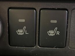 【シートヒーター】寒い日に重宝するシートヒーター！エアコンより早く温まってくれるので寒がりの人も安心ですね♪エアコンの温風は乾燥するから苦手、という方にもをおすすめです。