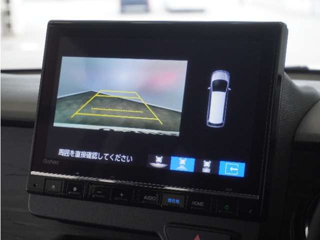 ◆バックカメラ◆リバースにするだけで映ります、後方の安全確認や、狭い駐車場での車庫入れ、雨の日や夜間など視界の悪い時に便利です！安全にバックする為には欠かせない装備です。