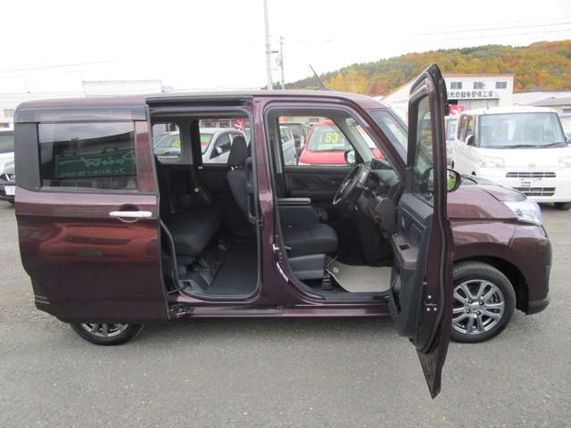 ドアの開閉度も広く乗車も楽です！