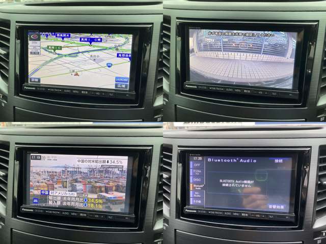 純正ナビが装備されております♪バックカメラもついており画面もクリアで見やすく運転中も確認しやすいです♪Bluetooth接続やフルセグ視聴もできます♪