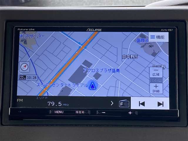 イクリプス製メモリーナビ付き