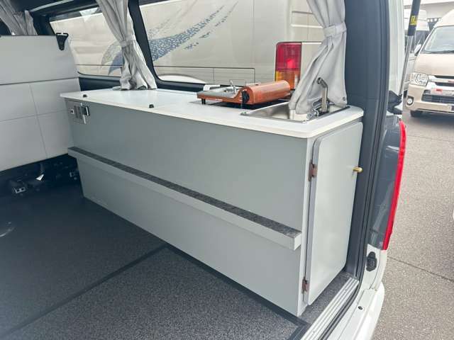 シンク　カセットコンロ　給排水タンク20L