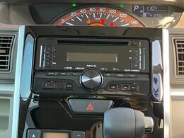 FM/AMラジオ付きCDプレーヤーを装着！ドライブ中の室内も快適！