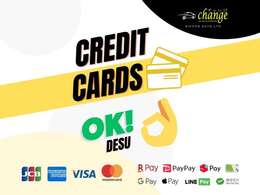 クレジット決済可能！すべての会社を取り扱っております。