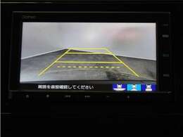 ◆バックカメラ◆リバースにするだけで映ります、後方の安全確認や、狭い駐車場での車庫入れ、雨の日や夜間など視界の悪い時に便利です！安全にバックする為には欠かせない装備です。