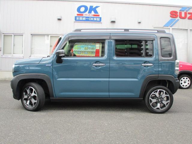 デニムブルーとガンメタリックのカジュアルな色使いが映えるサイドビューです。バランスのとれたデザインです！