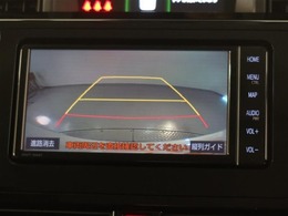 バックガイドモニターで、後方を確認しながら安心して駐車することができます。運転初心者も熟練者も必須の機能ですよ！