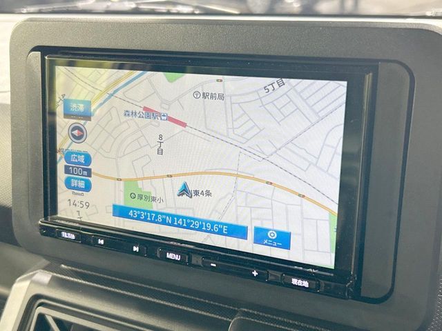 【ナビゲーション】目的地までしっかり案内してくれる使いやすいナビ。Bluetooth接続すればお持ちのスマホやMP3プレイヤーの音楽を再生可能！毎日の運転がさらに楽しくなります！！