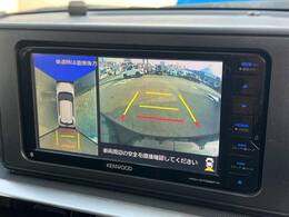 【パノラマモニター】専用のカメラにより、上から見下ろしたような視点で360度クルマの周囲を確認することができます☆死角部分も確認しやすく、狭い場所での切り返しや駐車もスムーズに行えます。