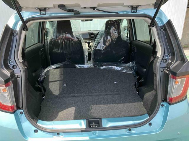 シートアレンジで荷物もたくさん詰め込めます
