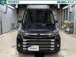 eKスペース　カスタムです！　広々とした車内空間に豊富な各種装備が満載、さらにデザインもオシャレで人気のお車です。