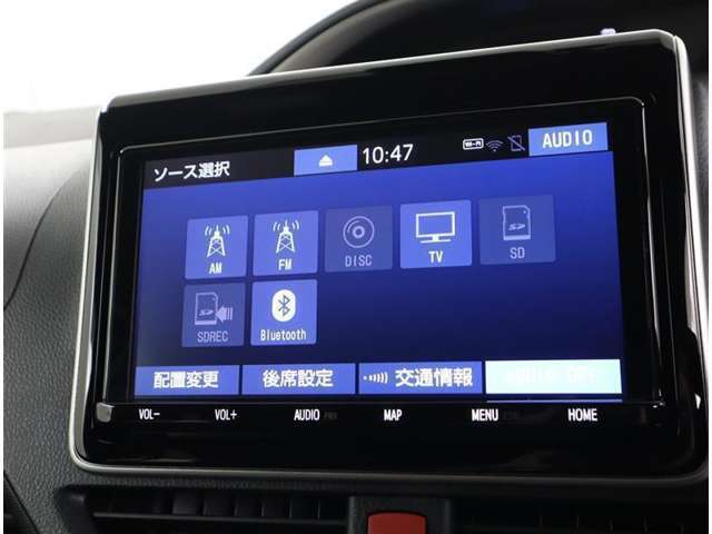 DVDビデオ再生　フルセグTV　ブルートゥース接続で音楽再生できます
