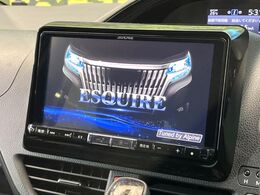【BIG-X9インチナビ】人気の大画面BIG-Xナビを装備。専用設計で車内の雰囲気にマッチ！ナビ利用時のマップ表示は見やすく、テレビやDVDは臨場感がアップ！いつものドライブがグッと楽しくなります♪