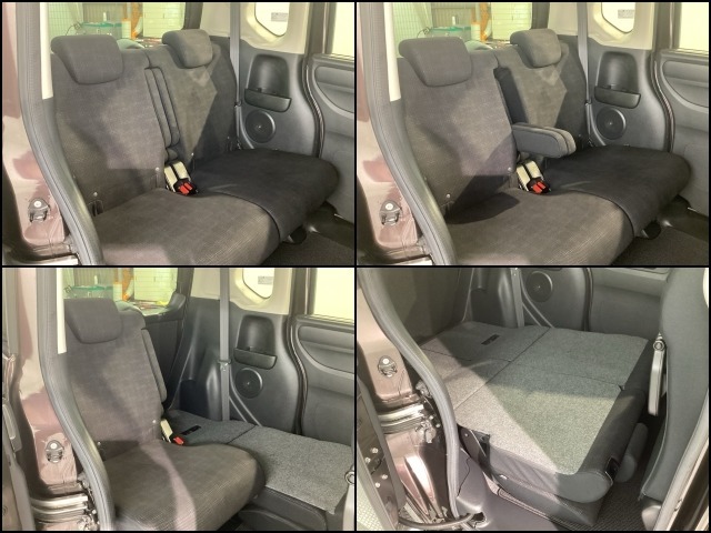 リアシート☆シートアレンジいろいろ♪工夫次第でお好みの空間を作ることができますよ！