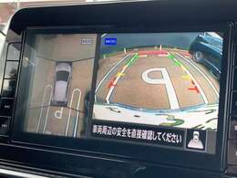 見下ろしているかのような映像で、駐車もスムーズに行ける！インテリジェントアラウンドビューモニターです。