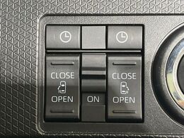 【両側パワースライドドア】スマートキーや運転席のスイッチで後席両側スライドドアの開閉が可能♪電動だから力を入れてドアを開ける必要が無く、小さなお子様でも簡単に開け閉めでき快適です♪