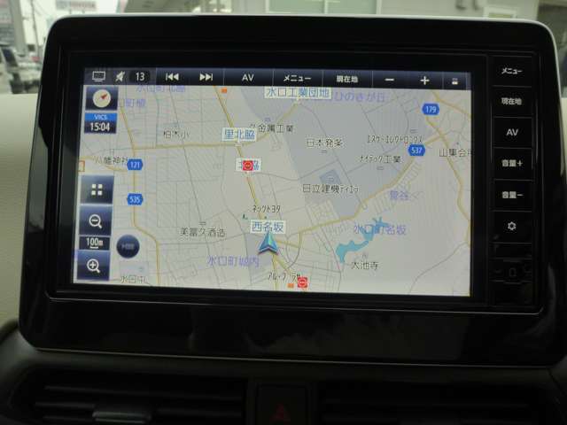 日産純正高性能ナビゲーションシステムが付いてます。