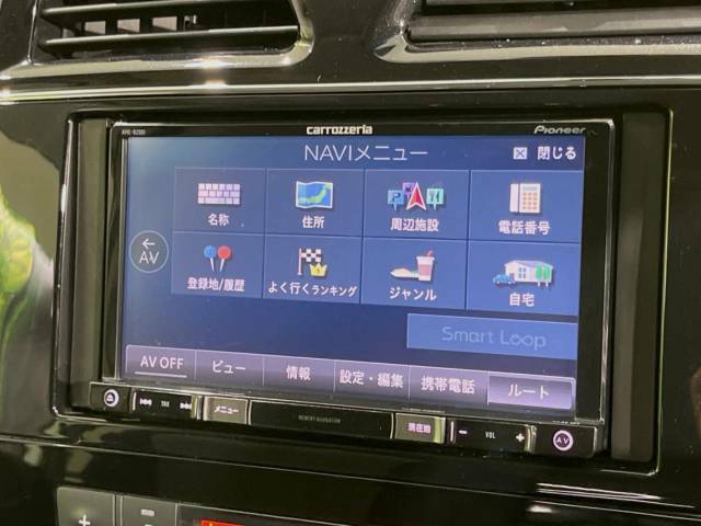 【ナビゲーション】目的地までしっかり案内してくれる使いやすいナビ。Bluetooth接続すればお持ちのスマホやMP3プレイヤーの音楽を再生可能！毎日の運転がさらに楽しくなります！！