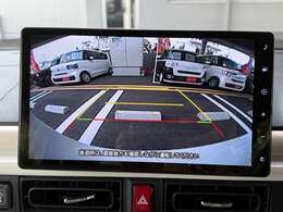 【バックカメラ】駐車時も後方の様子がしっかり確認できて安心！見えにくい場所も映像でサポートするので、安全にバックできます♪