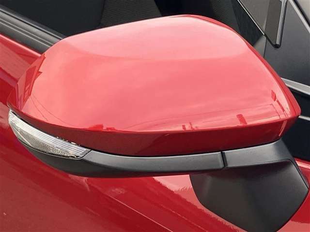 最近よく目にするドアミラーウインカー。単なる流行ではありませんよ！前や横からの視認性がよくなり、安全に寄与する装備です☆