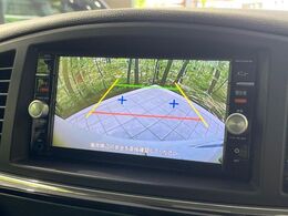 【バックカメラ】駐車時に後方がリアルタイム映像で確認できます。大型商業施設や立体駐車場での駐車時や、夜間のバック時に大活躍！運転スキルに関わらず、今や必須となった装備のひとつです！