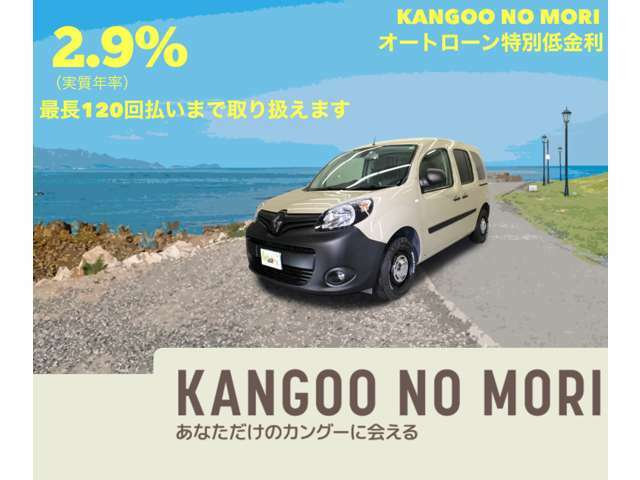 実質年率2.9％から120回払いまでのオートローンでお取扱可能です。